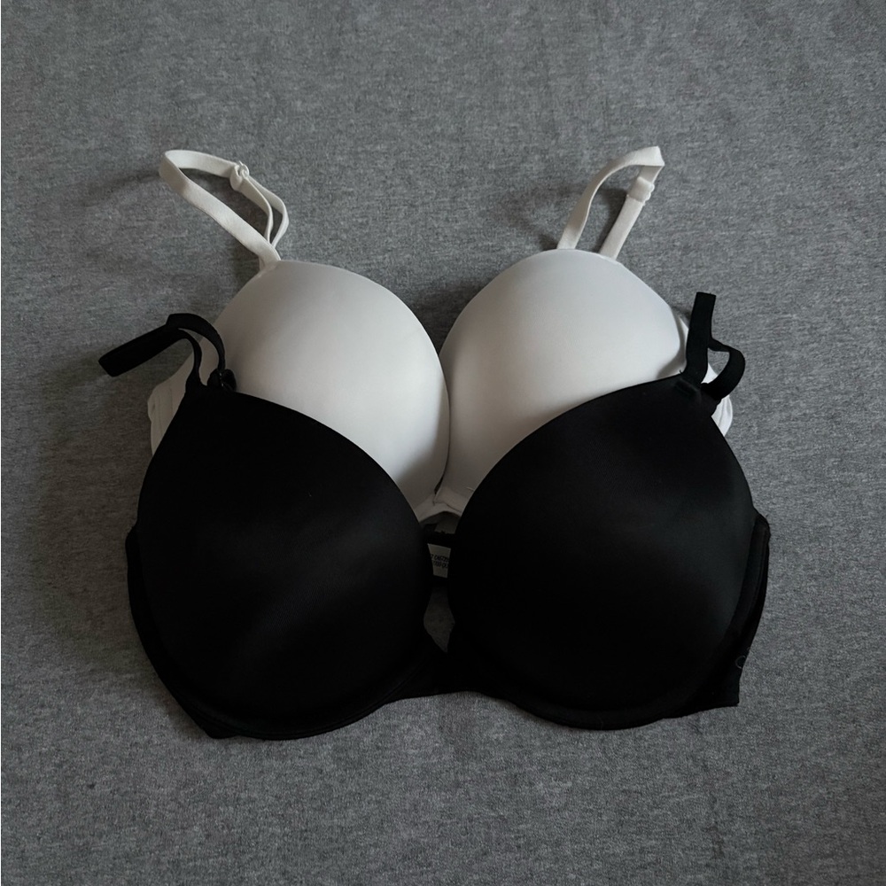 Victoria's Secret Black and White Bra Duo